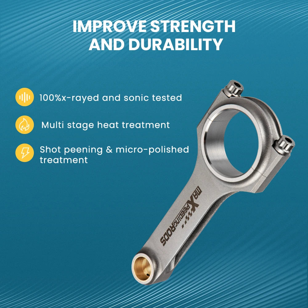 H-Schaft Pleuel 4340 – BMW M40 M42 (E30 E36)